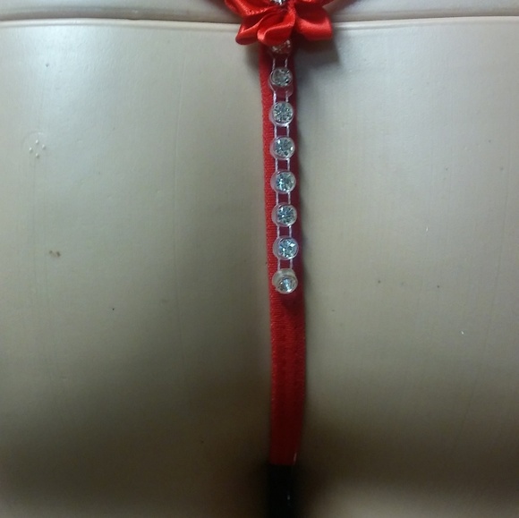 "Queen B-kini" rhinestone tassled g-string set - Picture 5 of 7